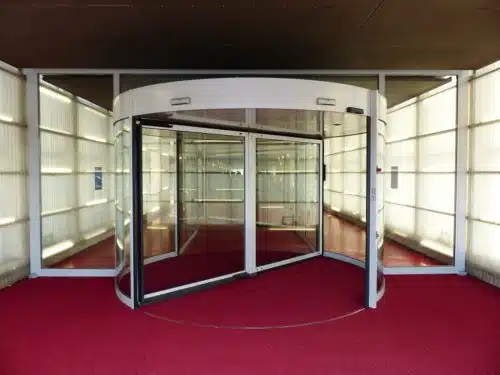 revoving door in senior living