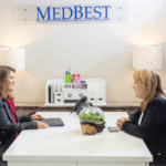 Two women recruiters working on a senior living search