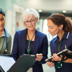 Senior Living Administrator with staff