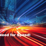 Lines depicting speed